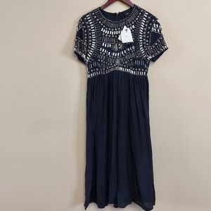 Asos Maternity black beaded special occasion dress Size 8